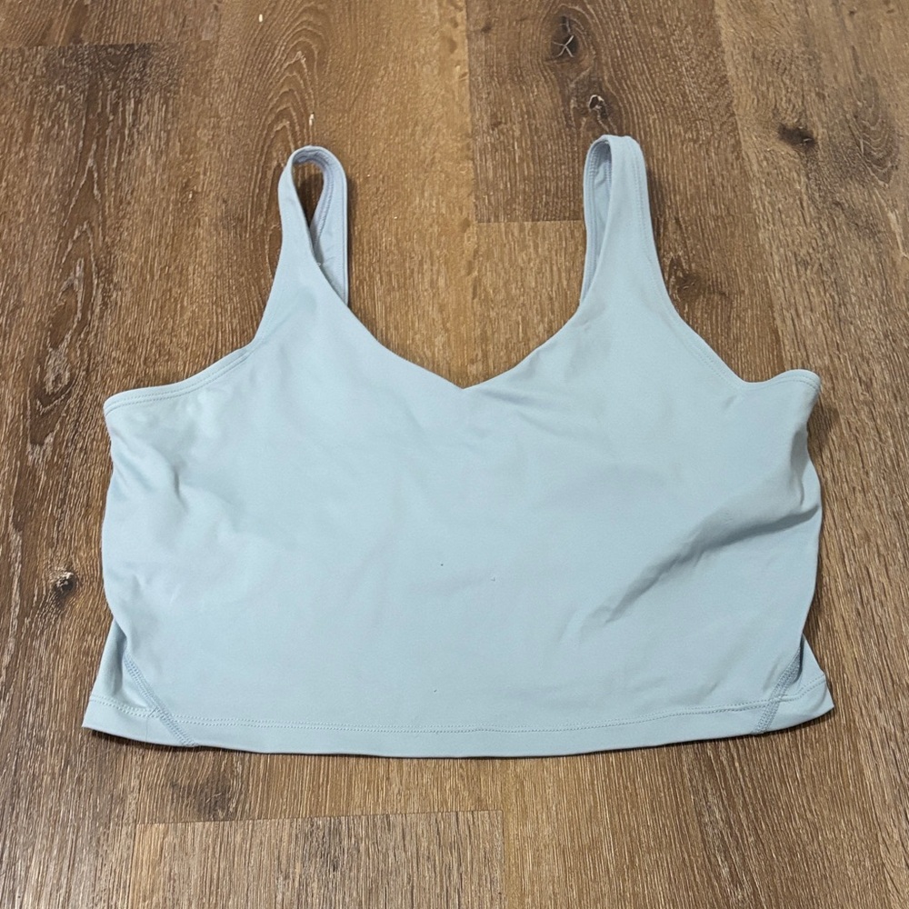 Amazon Light Blue Crop Top